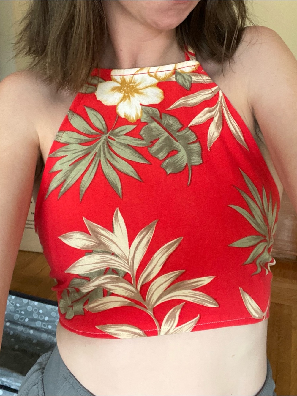 Tropical Halter Crop + BONUS Remnant